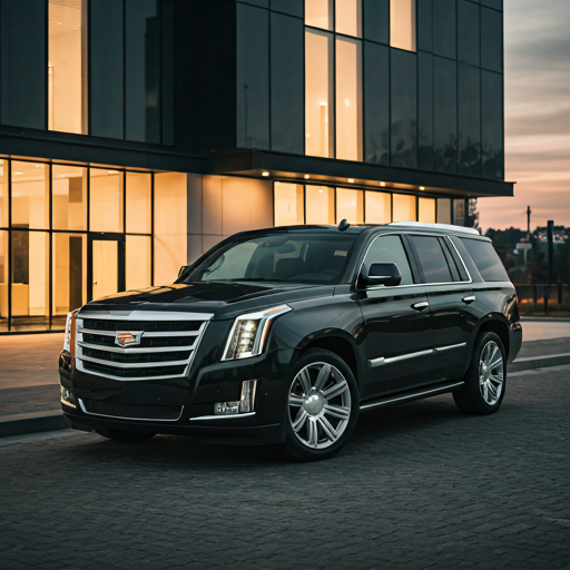 Black SUV chauffeur service
